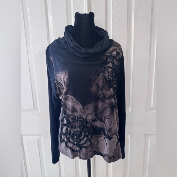 Vintage YOSHI YOSHI BY PJ TOP 4 Sz L MADE IN JAPAN Art To Wear Lagenlook Shirt - Picture 2 of 14